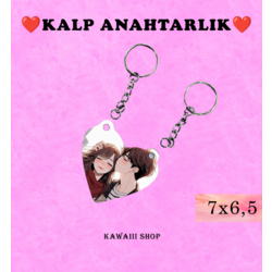 Kawaii Spesyel Kalp Anahtarlık