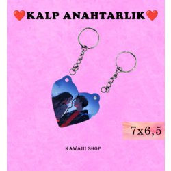 Kawaii Spesyel Kalp Anahtarlık