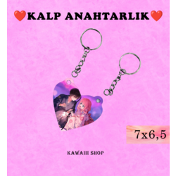 Kawaii Spesyel Kalp Anahtarlık