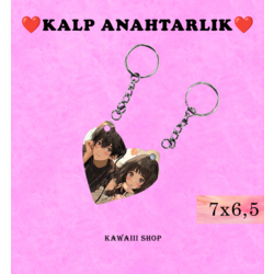 Kawaii Spesyel Kalp Anahtarlık