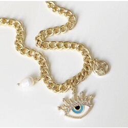 Göz charm kolye 