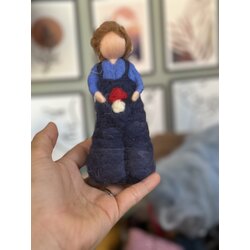 Keçeden erkek bebek yapım kiti+eğitim videosu