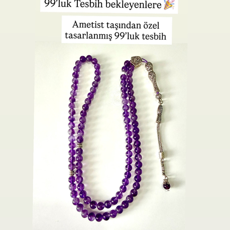 Ametist Taşı Tesbih
