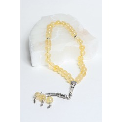 Sitrin Taşı Doğal Taş Tesbih