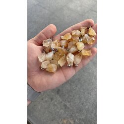 Sitrin Taşı Ham Parça Doğal Taş Kolye Ucu