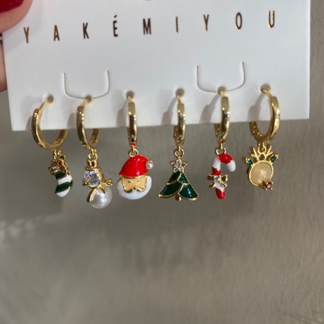 Yılbaşı Temalı Set Küpe