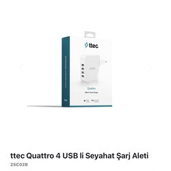 ttec Quattro 4 USB Li Seyahati Şarj Aleti