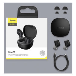 Baseus Encok WM01 TWS Gerçek Kablosuz Bluetooth Kulaklık