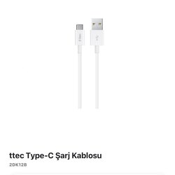 ttec Type-C Şarj Kablosu