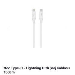ttec Type-C / Lightning Hızlı Şarj Kablosu