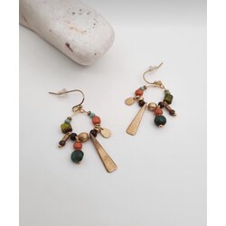 Kenz Collection El Yapımı Etnik Küpe 