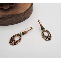 Kenz Collection El Yapımı Etnik Küpe 