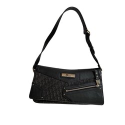 Christian Dior  Vintage Trotter Canvas Shoulder Bag
