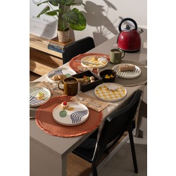 Kevin Seramik Modern Tasarım 6 Parça Pasta Takımı