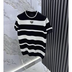 PRADA DEMİR ARMA LOGOLU TRİKO TSHIRT