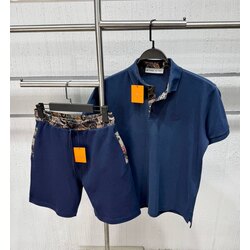 ETRO NAKIŞ LOGOLU EŞOFMAN TAKIMI PİKE KUMAŞ