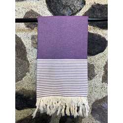 Pestemal-Towel (patlıcan mor, eggplant purple)