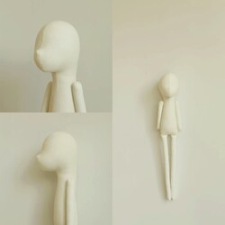 saçlı kız beden kalıbı - doll sewing pattern