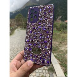 Swarovski Mor Gümüş Taşlı Kılıf