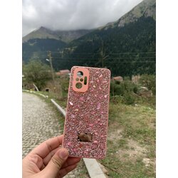 Swarovski Taşlı Sade Pembe Renk Kılıf