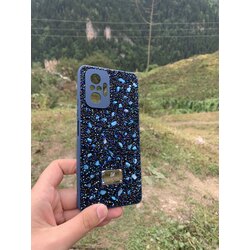 Swarovski Koyu Lacivert Renk Taşlı Kılıf