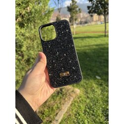 Swarovski Siyah Taşlı Telefon Kılıfı