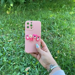 iPhone Pembe Ayıcıklı Seri Kılıf