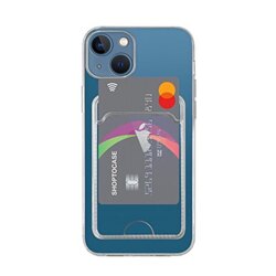 İPHONE 13 KARTVİZİTLİ ŞEFFAF KILIF
