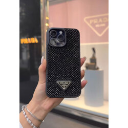 Prada Siyah Taşlı Kılıf