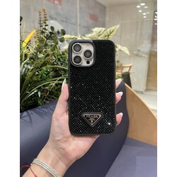 Prada Siyah Taşlı Kılıf