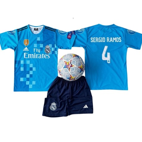 ÇOCUK BEDEN ( 4- 12 ) REAL MADRİD SERGIO RAMOS FORMA