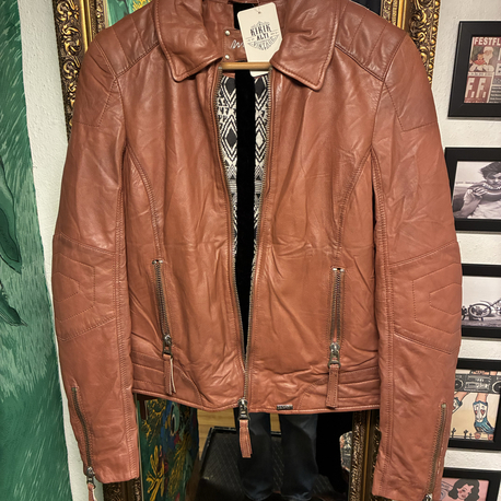 Dusty Rose Leather Jacket