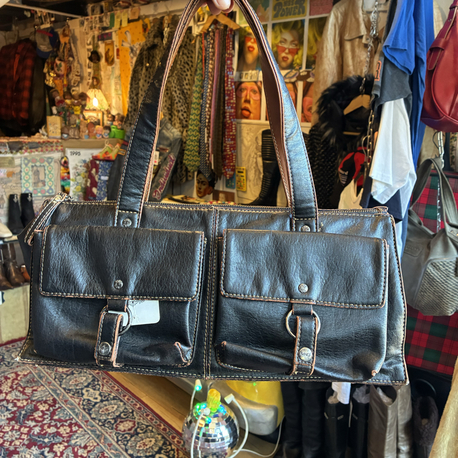 90's MNG Leather Bag