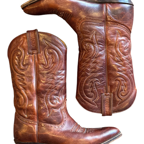80s Sancho Leather Western Cowboy Boots