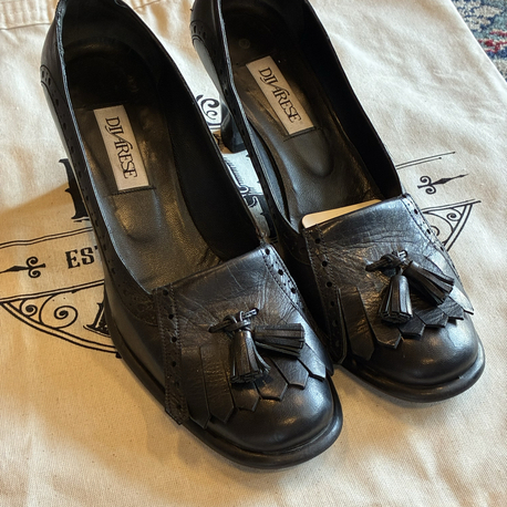 90's Divarese Leather Heels