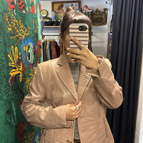 Gerry Weber Dream Pink Leather Jacket
