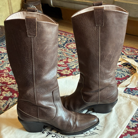 90's CowCow Leather Boots