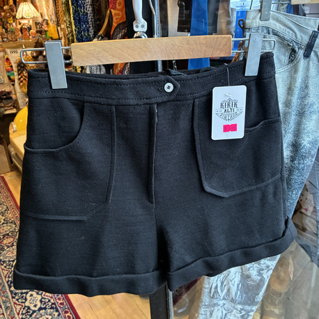 Gigi Black Mini Shorts