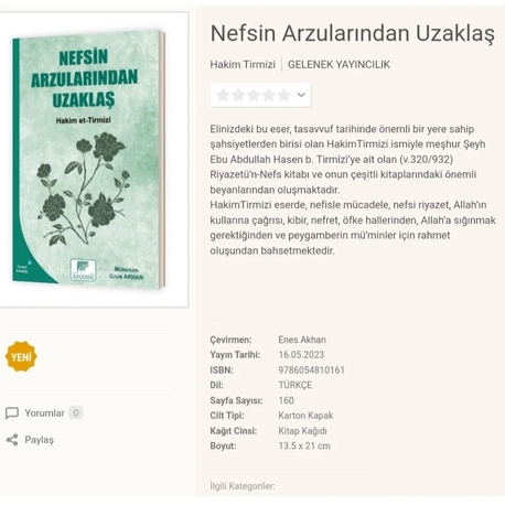 NEFSİN ARZULARINDAN UZAKLAŞ
