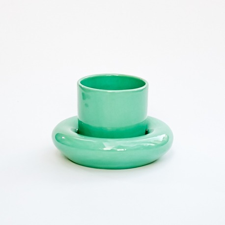 Bonbon Tabaklı Fincan - Mint