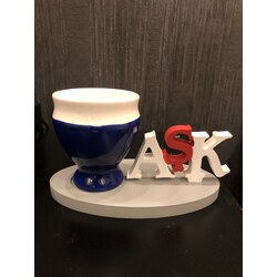 Aşk kupa mavi