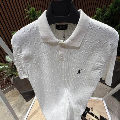 Polo Ralph Lauren Beyaz Triko Cable-Knit Polo