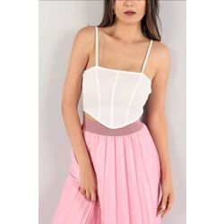 Askılı Crop Bluz 