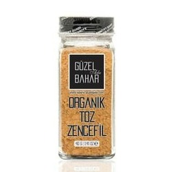 40 Gr Organik Toz Zencefil-Güzel Gıda