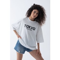 TOKYO BASKILI T-SHİRT