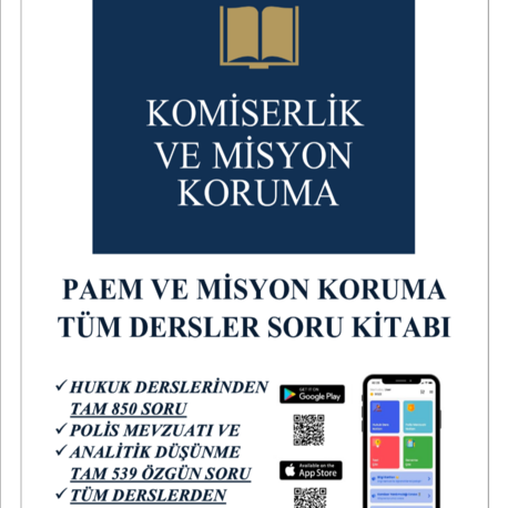2026 Tüm Dersler Soru Kitabı Paem ve Misyon Koruma 