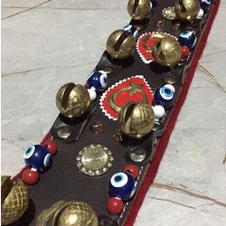 10 Zilli Deri Kangal Tasması