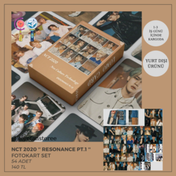 NCT 2020 '' RESONANCE PT.1 '' Çift Yönlü Fotokart Seti.