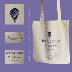 YET TO COME  %100 PAMUK ÖZEL TASARIM KALIN BEZ ÇANTA 
