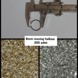 8mm montaj halkasi 200 adet